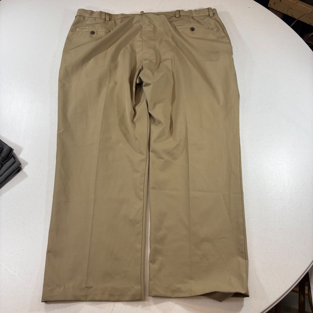 Lot of 5 Haggar Cool 18 Pro Mens Dress Pants 44x32 Khaki Grey Classic Fit - Picture 11 of 16